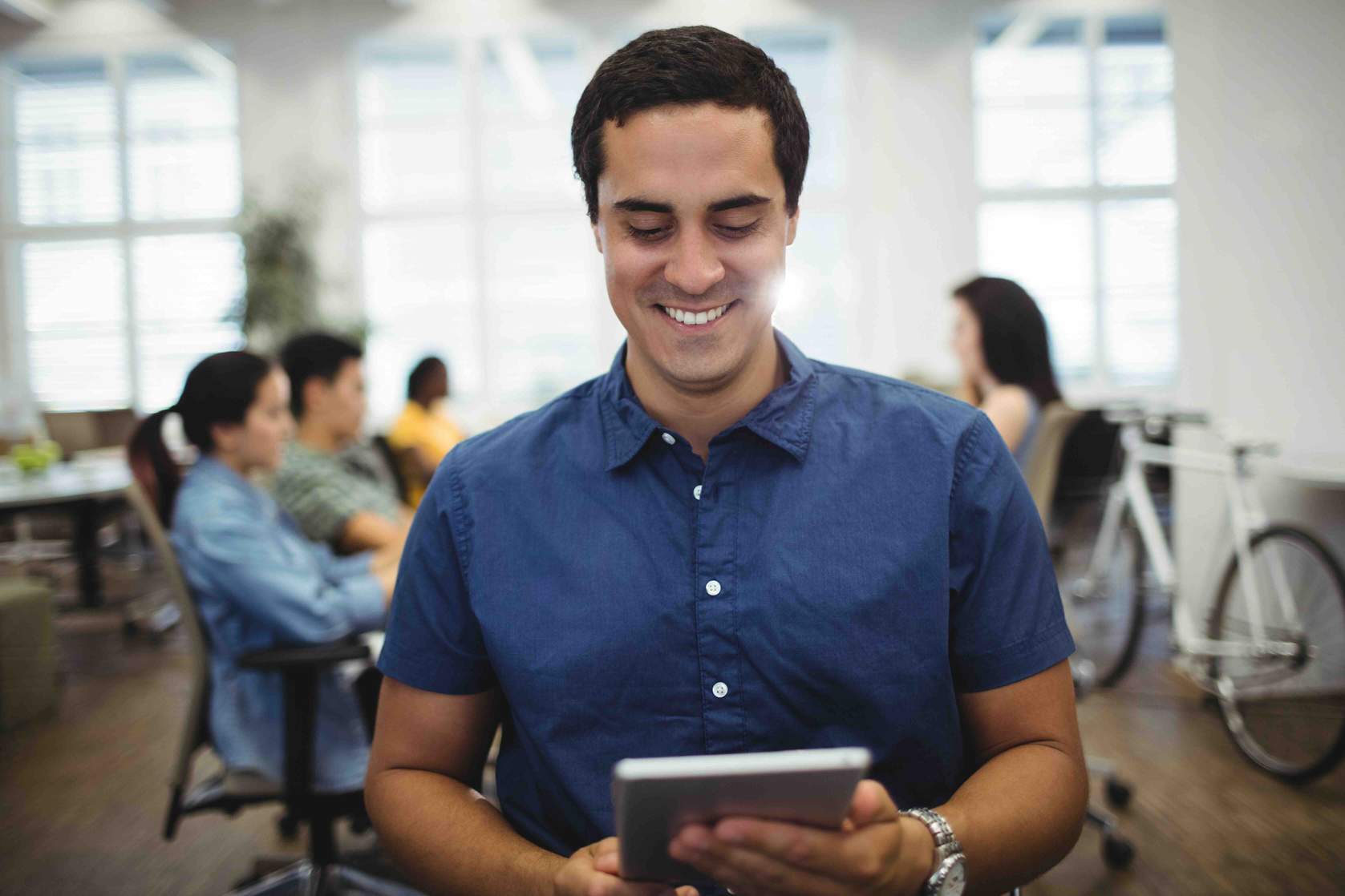 man-using-digital-tablet